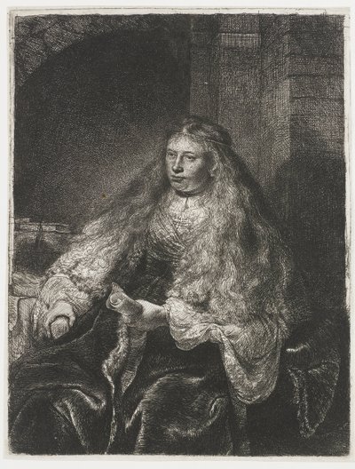 La grande sposa ebrea da Rembrandt van Rijn