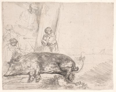 Il maiale da Rembrandt van Rijn