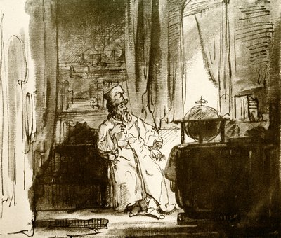Il filosofo da Rembrandt van Rijn
