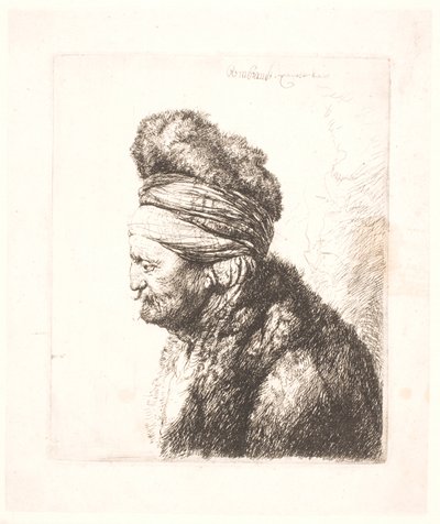 La seconda testa orientale (padre di Rembrandt?) da Rembrandt van Rijn