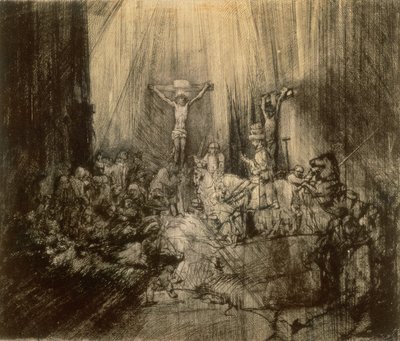 Tre crocifissi, 1653 da Rembrandt van Rijn