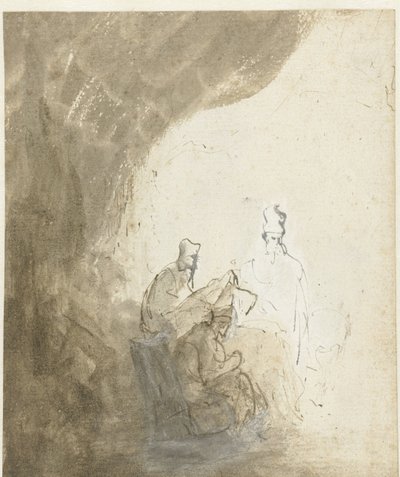 Tre scribi da Rembrandt van Rijn