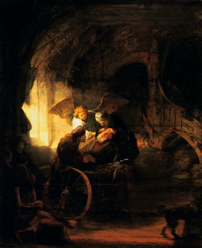 Tobia restituisce la vista a suo padre, 1636 da Rembrandt van Rijn