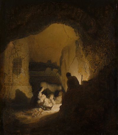 Viaggiatori a riposo da Rembrandt van Rijn