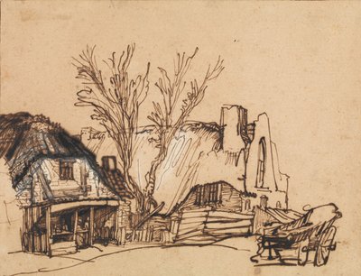 Due Capanne da Rembrandt van Rijn