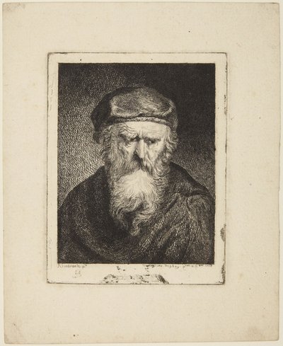 Vecchio atrabiliare da Rembrandt van Rijn