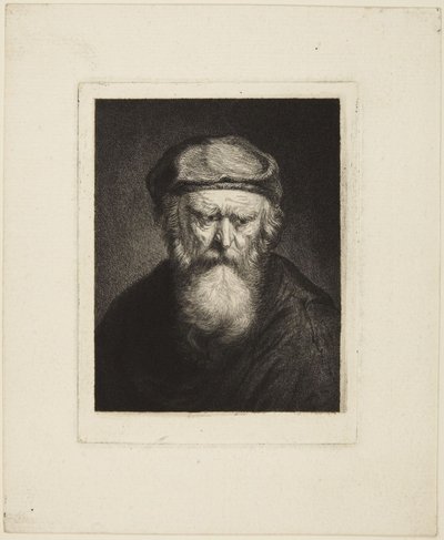 Vecchio irascibile da Rembrandt van Rijn