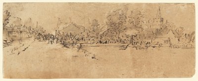 Veduta di Diemen da Rembrandt van Rijn