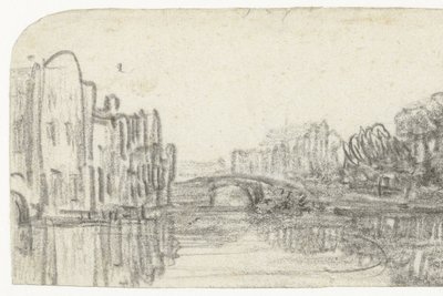 Veduta del Nieuwezijds Voorburgwal da Rembrandt van Rijn