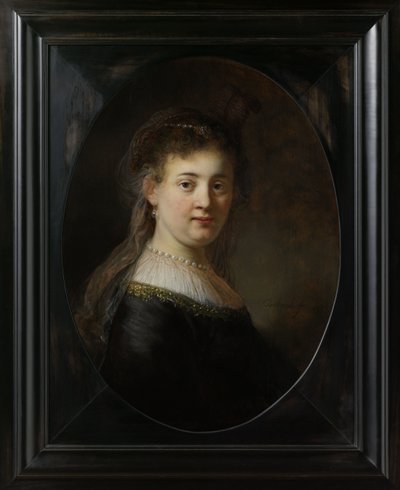 Giovane donna in costume fantastico, 1633 da Rembrandt van Rijn