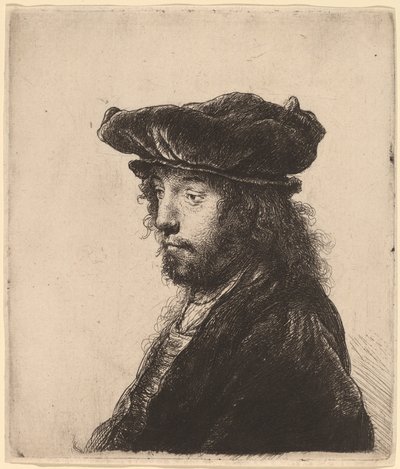 La quarta testa orientale da Rembrandt van Rijn and Studio of Rembrandt