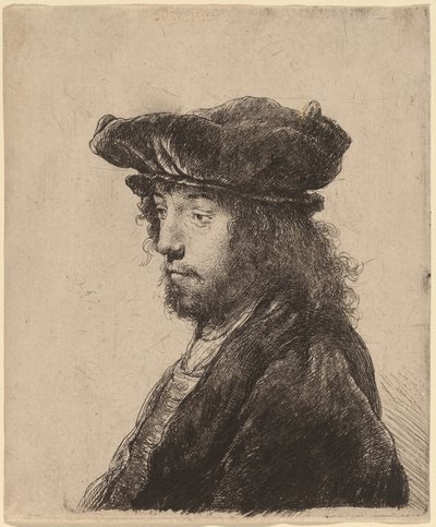 La quarta testa orientale da Rembrandt van Rijn and Studio of Rembrandt