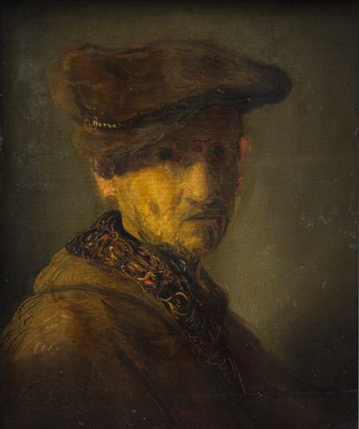 Uomo con cappello. (Ritratto del padre di Rembrandt) da Rembrandts skole