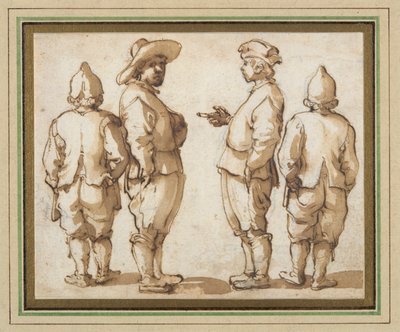 Quattro Giovani in Piedi da Remigio Cantagallina