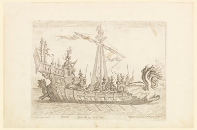 Hercole barca del Sig. Nicolo Cimenes, dalle Navi degli Argonauti per la celebrazione del matrimonio di Cosimo de