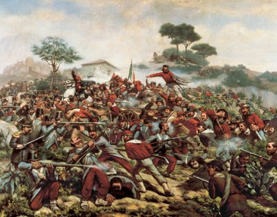 Giuseppe Garibaldi alla Battaglia di Calatafimi, 15 maggio da Remigio Legat