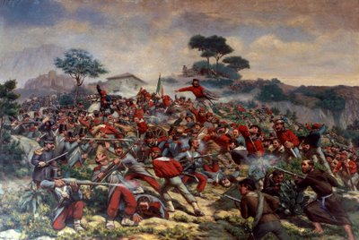 Giuseppe Garibaldi alla battaglia di Calatafimi, 15 maggio da Remigio Legat