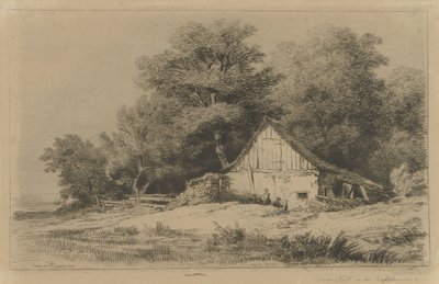 Fienile sulla riva da Remigius Adrianus Haanen