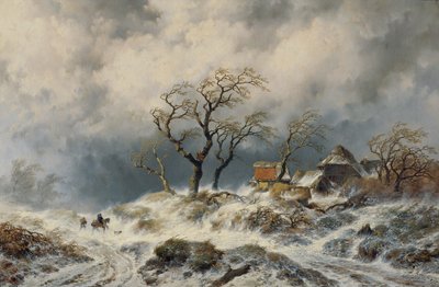 Paesaggio invernale olandese (neve) da Remigius Adrianus van Haanen