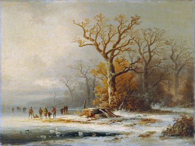 Paesaggio invernale da Remigius Adrianus van Haanen