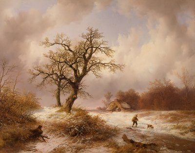 Paesaggio invernale da Remigius Adrianus van Haanen