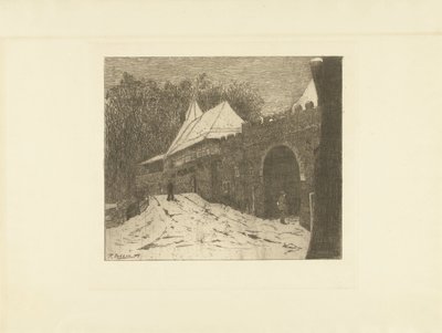 Veduta della città con la Koppelpoort ad Amersfoort da Remmert Dekker