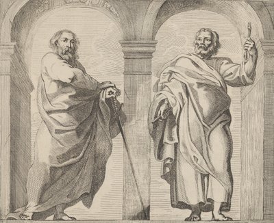 Santi Pietro e Paolo in un vestibolo da Remoldus Eynhoudts