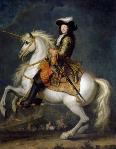 Ritratto equestre di Luigi XIV 1638-1715 da René Antoine Houasse