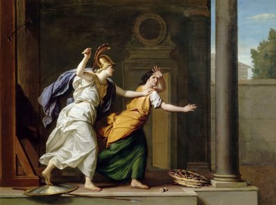 Minerva e Aracne da René Antoine Houasse