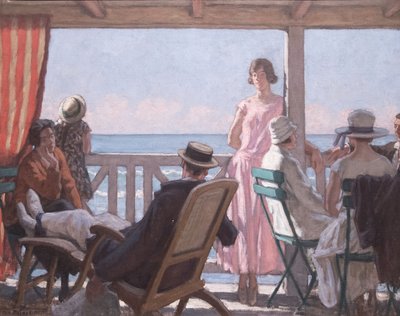 Al bordo della Manica da René François Xavier Prinet