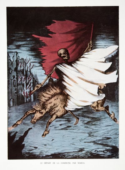 Le Départ de la Commune, da Histoire de la Troisieme Republique, Vol. I, l