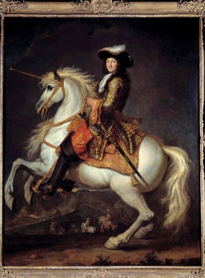 Ritratto equestre di Luigi XIV da René Antoine Houasse