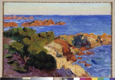 Les rochers rouges a Agay da Rene Auguste Seyssaud