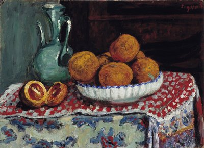 Natura morta con brocca. Dipinto di René Seyssaud, 1909. Collezione Fondation Regards de Provence, Marsiglia da Rene Auguste Seyssaud