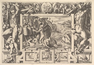 Eeta raccoglie i membri di Absirto, 1563 da Rene Boyvin