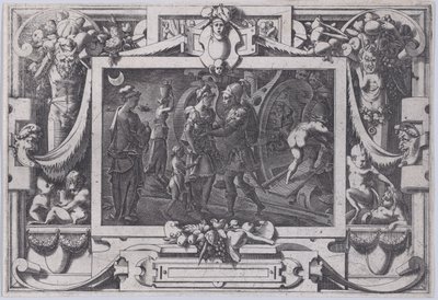 Medea parte con Giasone, 1563 da Rene Boyvin