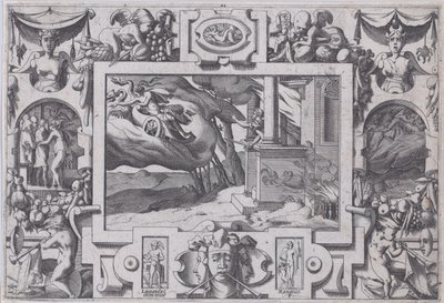 Medea fugge da Giasone, 1563 da Rene Boyvin