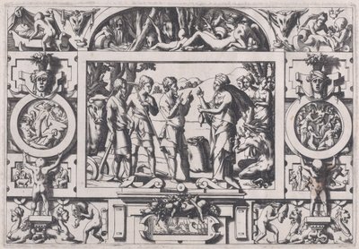 La regina Ino e il contadino da Rene Boyvin