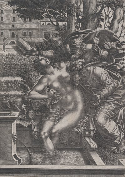Susanna e i vecchioni da Rene Boyvin
