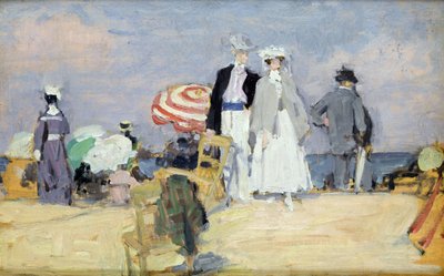 La Spiaggia con Alta Marea da René François Xavier Prinet