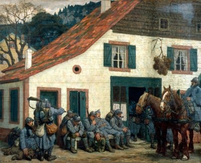 La sosta da René François Xavier Prinet