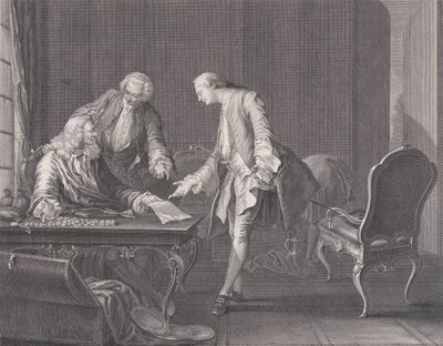 Il Figliol Prodigo che Chiede la sua Eredità da Rene Gaillard