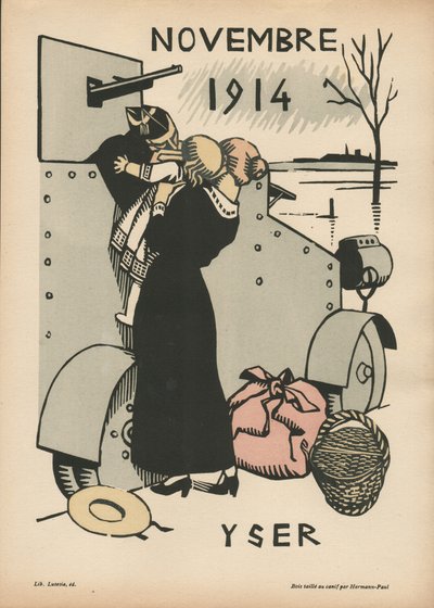 Calendario della Guerra (1° anno ? agosto 1914-luglio 1915) da Rene George Hermann Paul