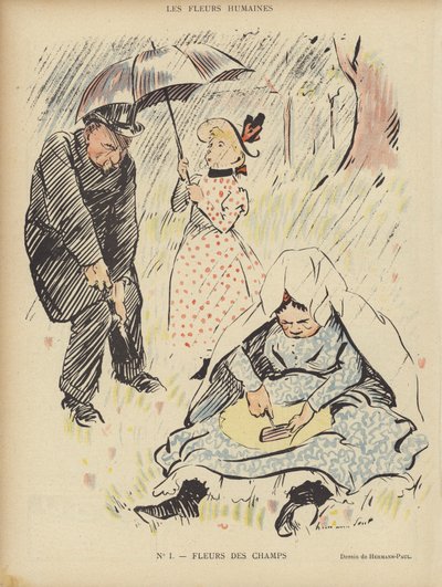 Illustrazione per Le Rire da Rene George Hermann Paul