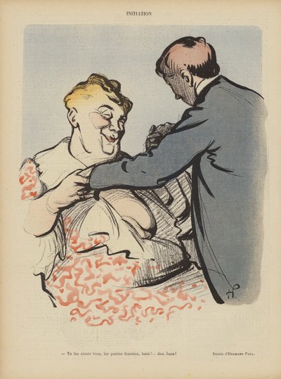 Illustrazione per Le Rire da Rene George Hermann Paul