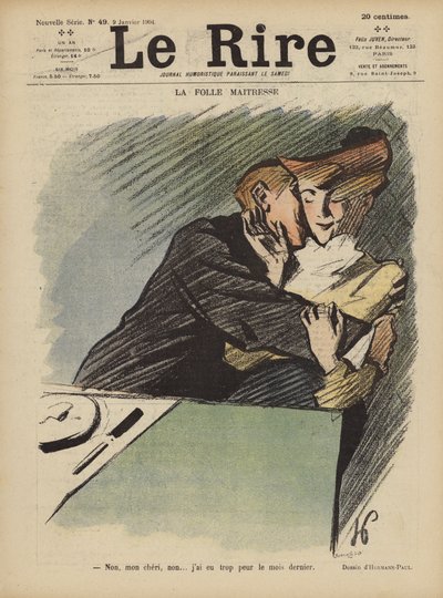 Illustrazione per Le Rire da Rene George Hermann Paul