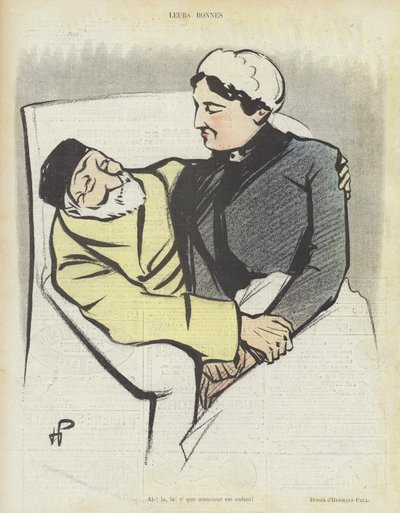 Illustrazione per Le Rire da Rene George Hermann Paul