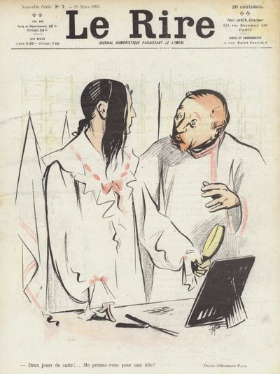 Illustrazione per Le Rire da Rene George Hermann Paul
