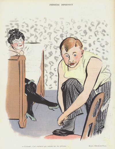 Illustrazione per Le Rire da Rene George Hermann Paul