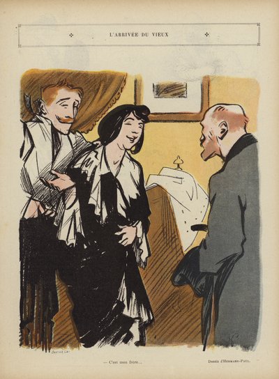 Illustrazione per Le Rire da Rene George Hermann Paul